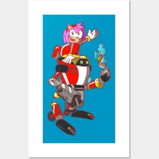 Sonic Adventure - Amy & Gamma Posters and Art